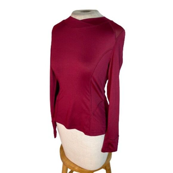 SHEIN Rash Guard Thumbholes Red S Small NWOT - Picture 2 of 8